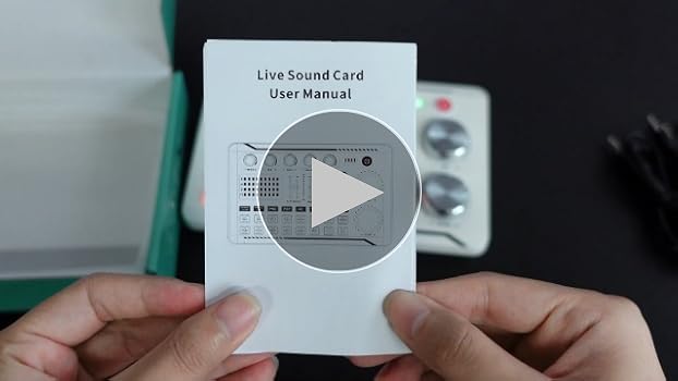 Amazon.com: F998 Professional Audio Mixer,Sound Card Voice